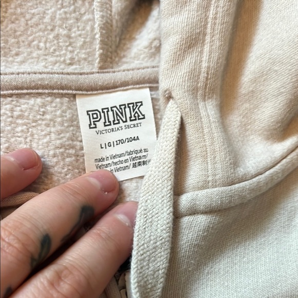 VS Pink Leopard Print Hoodie - Picture 3 of 5